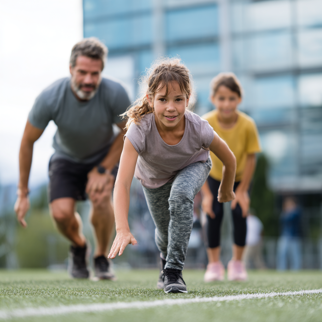 Сімейні фітнес-тренування на природі